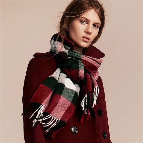 burberry wool scarf red|Burberry scarves official site.